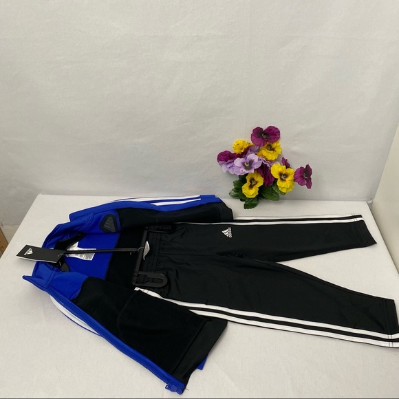 Adidas boys’ tricot jacket and pant 2-piece set,NWT - Picture 2 of 8